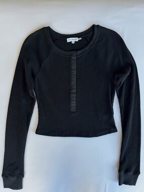 Good American Cropped Long Sleeve